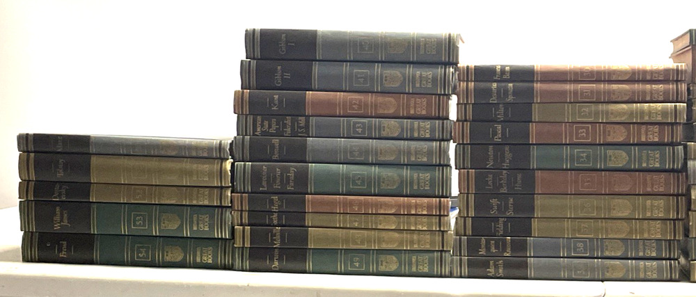 Great Books of the Western World Complete 54 Volume Set Britannica 1952